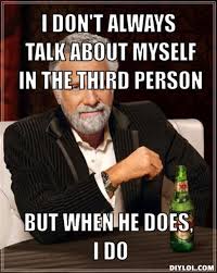 Yes, I am talking about me :)