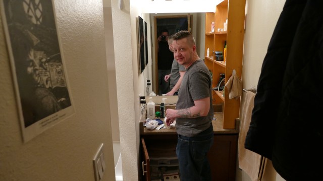 Friday morning testosterone ritual.